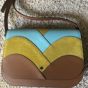Kate Spade nadine patchwork medium flap crossbody